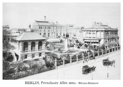 04_Prenzlauer_Berg_Poskartenset_02_Karte_04_Prenzlauer_Allee_Boetzow Brauerei_1900er