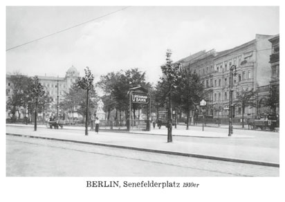 12_Prenzlauer_Berg_Poskartenset_02_Karte_12_Senefelderplatz_um_1913
