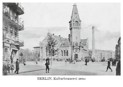 01_Prenzlauer_Berg_Poskartenset_03_Karte_01_Schoenhauser_Allee_Oderberger_Strasse_um_1903_Kulturbrauerei