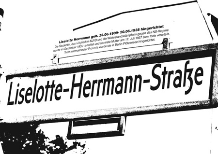 postkarte 017 berlin liselotte herrmann strasse vorderseite
