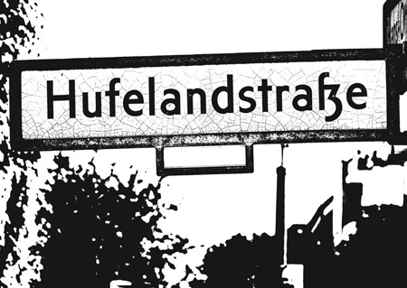postkarte 018 berlin hufelandstrasse vorderseite