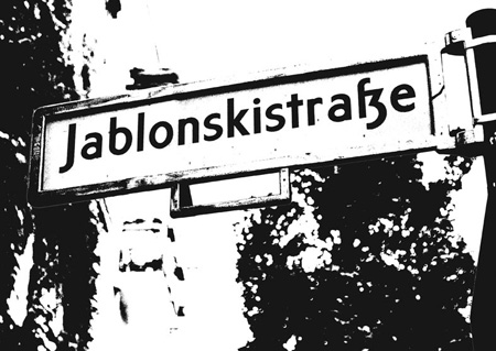 postkarte 084 berlin jablonskistrasse vorderseite