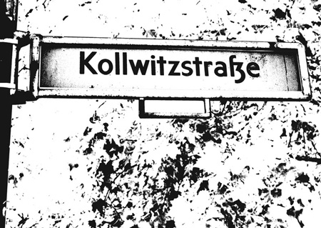 postkarte 097 berlin kollwitzstrasse vorderseite