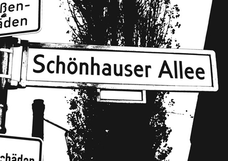 postkarte 100 berlin schoenhauser allee vorderseite