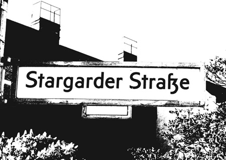 postkarte 101 berlin stargarder strasse vorderseite