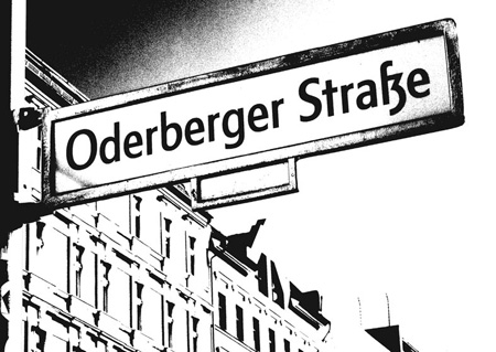 postkarte 111 berlin oderberger strasse vorderseite