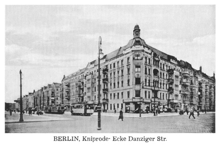postkarte 118 berlin kniprode danziger strasse vorderseite