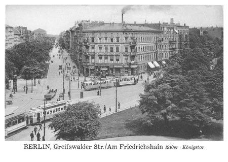 postkarte 121 berlin koenigstor vorderseite