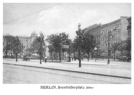 postkarte 126 berlin senefelderplatz vorderseite