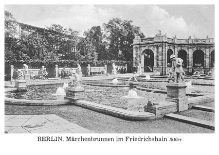 postkarte 142 berlin maerchenbrunnen vorderseite
