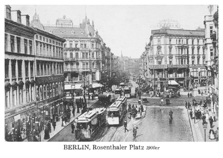 postkarte 149 berlin rosenthaler platz vorderseite
