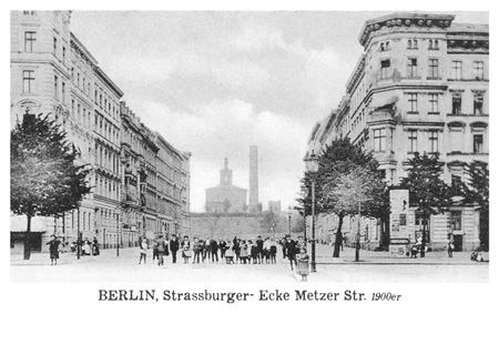 postkarte 164 berlin strassburger metzer strasse vorderseite