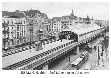 postkarte 170 berlin schoenhauser allee vorderseite