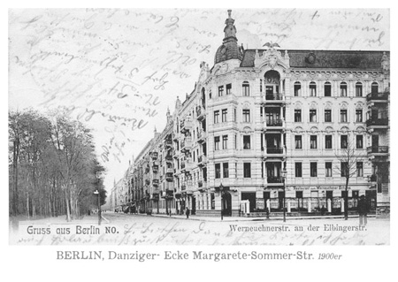 postkarte 179 berlin danziger margarete sommer strasse vorderseite