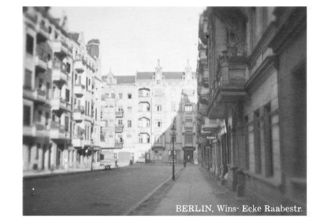 postkarte 190 berlin wins raabestrasse vorderseite