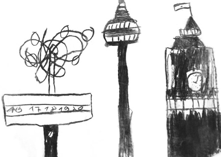 postkarte 201 berlin alexanderplatz vorderseite