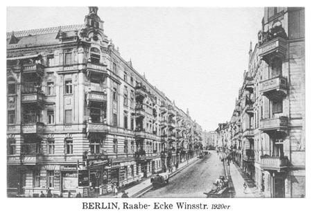 postkarte 226 berlin raabe winsstrasse vorderseite