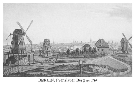 postkarte 228 berlin windmuehlenberg vorderseite