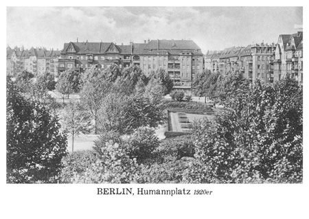 postkarte 244 berlin humannplatz vorderseite