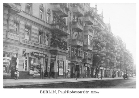 postkarte 246 berlin paul robeson strasse vorderseite