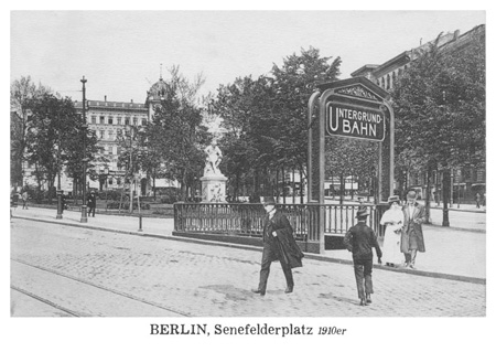 postkarte 259 berlin senefelderplatz vorderseite