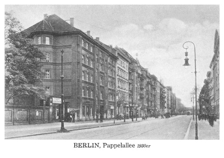 postkarte 319 berlin pappelallee vorderseite