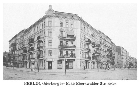 postkarte 320 berlin oderberger eberswalder strasse vorderseite