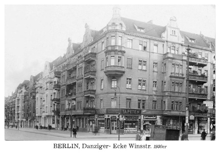 postkarte 327 berlin danziger winsstrasse vorderseite