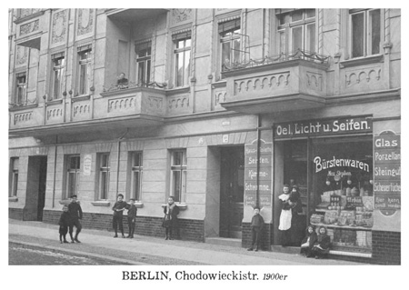 postkarte 328 berlin chodowieckistrasse vorderseite
