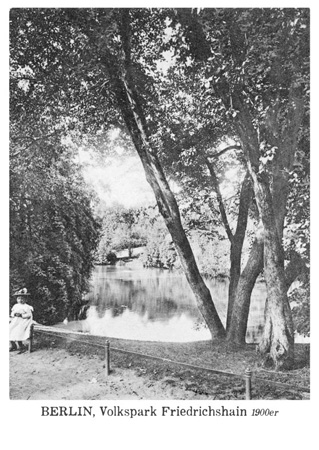 z postkarte 147 berlin volkspark friedrichshain vorderseite