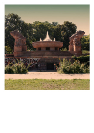 z postkarte 205 berlin stierbrunnen vorderseite