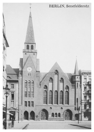 z postkarte 241 berlin senefelderstrasse vorderseite