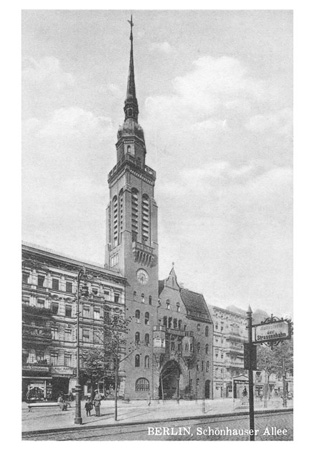 z postkarte 257 berlin schoenhauser allee vorderseite
